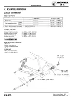 Предварительный просмотр 26 страницы Honda 1980 CB X Addendum