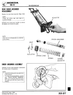 Предварительный просмотр 27 страницы Honda 1980 CB X Addendum