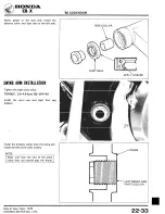 Предварительный просмотр 32 страницы Honda 1980 CB X Addendum