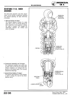 Предварительный просмотр 35 страницы Honda 1980 CB X Addendum