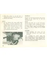 Предварительный просмотр 51 страницы Honda 1980 GL1100 GOLDWING Owner'S Manual