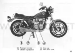 Предварительный просмотр 18 страницы Honda 1981 CB650 Custom Owner'S Manual