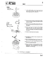 Предварительный просмотр 55 страницы Honda 1981 Odyssey FL250 Shop Manual