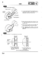 Предварительный просмотр 60 страницы Honda 1981 Odyssey FL250 Shop Manual