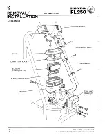 Предварительный просмотр 110 страницы Honda 1981 Odyssey FL250 Shop Manual