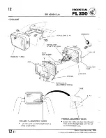 Предварительный просмотр 116 страницы Honda 1981 Odyssey FL250 Shop Manual