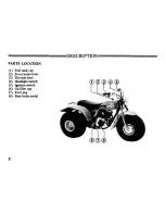 Предварительный просмотр 6 страницы Honda 1982 ATC185S Owner'S Manual