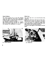 Предварительный просмотр 12 страницы Honda 1982 ATC185S Owner'S Manual