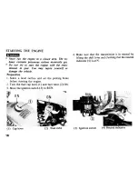 Предварительный просмотр 20 страницы Honda 1982 ATC200 Owner'S Manual