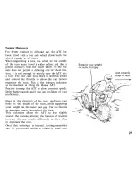 Предварительный просмотр 25 страницы Honda 1982 ATC200 Owner'S Manual