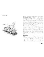 Предварительный просмотр 27 страницы Honda 1982 ATC200 Owner'S Manual