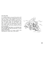 Предварительный просмотр 29 страницы Honda 1982 ATC200 Owner'S Manual