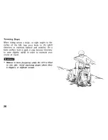 Предварительный просмотр 30 страницы Honda 1982 ATC200 Owner'S Manual