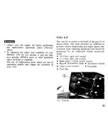 Предварительный просмотр 35 страницы Honda 1982 ATC200 Owner'S Manual