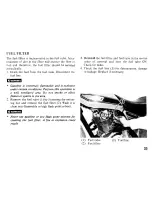 Предварительный просмотр 37 страницы Honda 1982 ATC200 Owner'S Manual