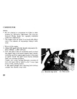 Предварительный просмотр 38 страницы Honda 1982 ATC200 Owner'S Manual