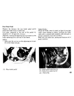 Предварительный просмотр 47 страницы Honda 1982 ATC200 Owner'S Manual