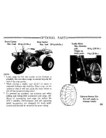 Предварительный просмотр 57 страницы Honda 1982 ATC200 Owner'S Manual