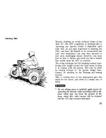 Предварительный просмотр 35 страницы Honda 1984 ATC 200E Owner'S Manual