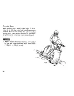 Предварительный просмотр 38 страницы Honda 1984 ATC 200E Owner'S Manual