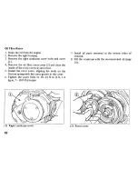 Предварительный просмотр 46 страницы Honda 1984 ATC 200E Owner'S Manual