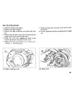 Предварительный просмотр 46 страницы Honda 1984 ATC Big Red Owner'S Manual