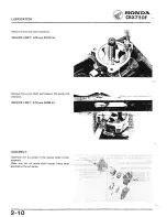 Предварительный просмотр 27 страницы Honda 1984 CBX750F Workshop Manual