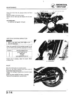 Предварительный просмотр 45 страницы Honda 1984 CBX750F Workshop Manual