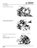 Предварительный просмотр 56 страницы Honda 1984 CBX750F Workshop Manual