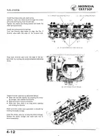 Предварительный просмотр 61 страницы Honda 1984 CBX750F Workshop Manual