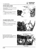 Предварительный просмотр 107 страницы Honda 1984 CBX750F Workshop Manual