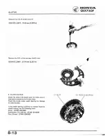 Предварительный просмотр 123 страницы Honda 1984 CBX750F Workshop Manual