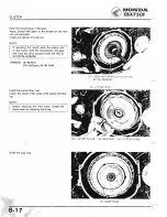 Предварительный просмотр 127 страницы Honda 1984 CBX750F Workshop Manual