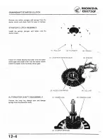 Предварительный просмотр 163 страницы Honda 1984 CBX750F Workshop Manual