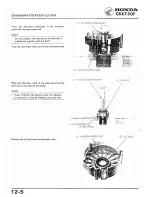 Предварительный просмотр 164 страницы Honda 1984 CBX750F Workshop Manual