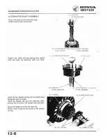 Предварительный просмотр 165 страницы Honda 1984 CBX750F Workshop Manual