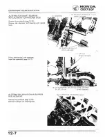 Предварительный просмотр 166 страницы Honda 1984 CBX750F Workshop Manual