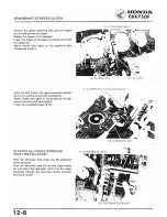 Предварительный просмотр 167 страницы Honda 1984 CBX750F Workshop Manual