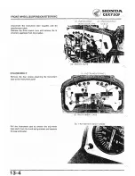 Предварительный просмотр 183 страницы Honda 1984 CBX750F Workshop Manual