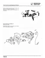 Предварительный просмотр 184 страницы Honda 1984 CBX750F Workshop Manual