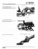 Предварительный просмотр 187 страницы Honda 1984 CBX750F Workshop Manual