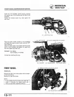 Предварительный просмотр 191 страницы Honda 1984 CBX750F Workshop Manual