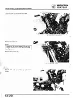 Предварительный просмотр 200 страницы Honda 1984 CBX750F Workshop Manual