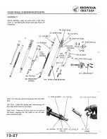 Предварительный просмотр 207 страницы Honda 1984 CBX750F Workshop Manual