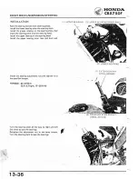 Предварительный просмотр 216 страницы Honda 1984 CBX750F Workshop Manual