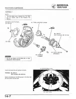 Предварительный просмотр 228 страницы Honda 1984 CBX750F Workshop Manual