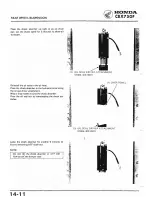 Предварительный просмотр 232 страницы Honda 1984 CBX750F Workshop Manual