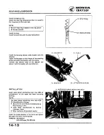 Предварительный просмотр 234 страницы Honda 1984 CBX750F Workshop Manual