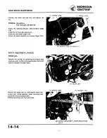 Предварительный просмотр 235 страницы Honda 1984 CBX750F Workshop Manual