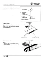 Предварительный просмотр 240 страницы Honda 1984 CBX750F Workshop Manual